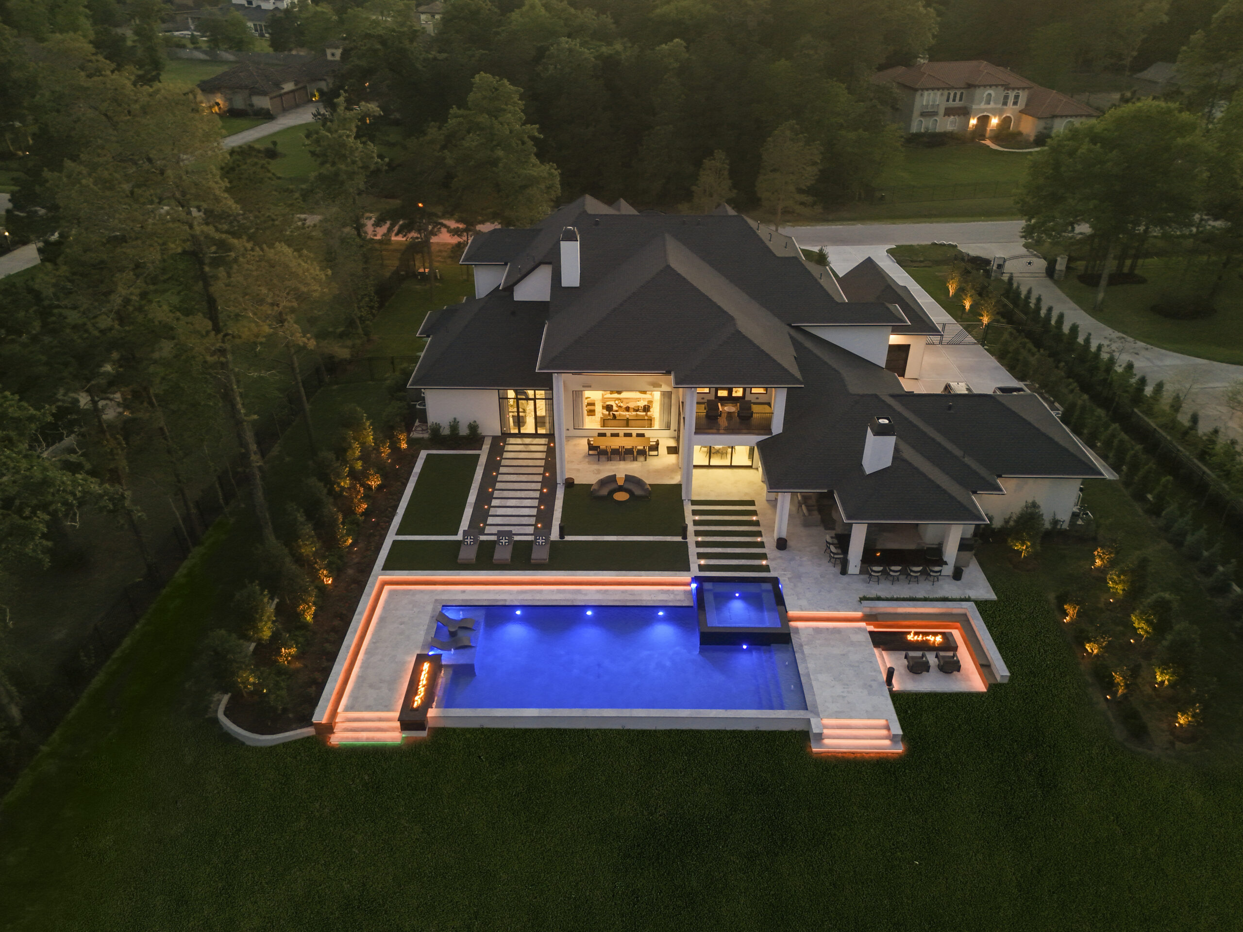 Luxury estate pool design and outdoor living Benders Landing Estates - Lagniappe Pools