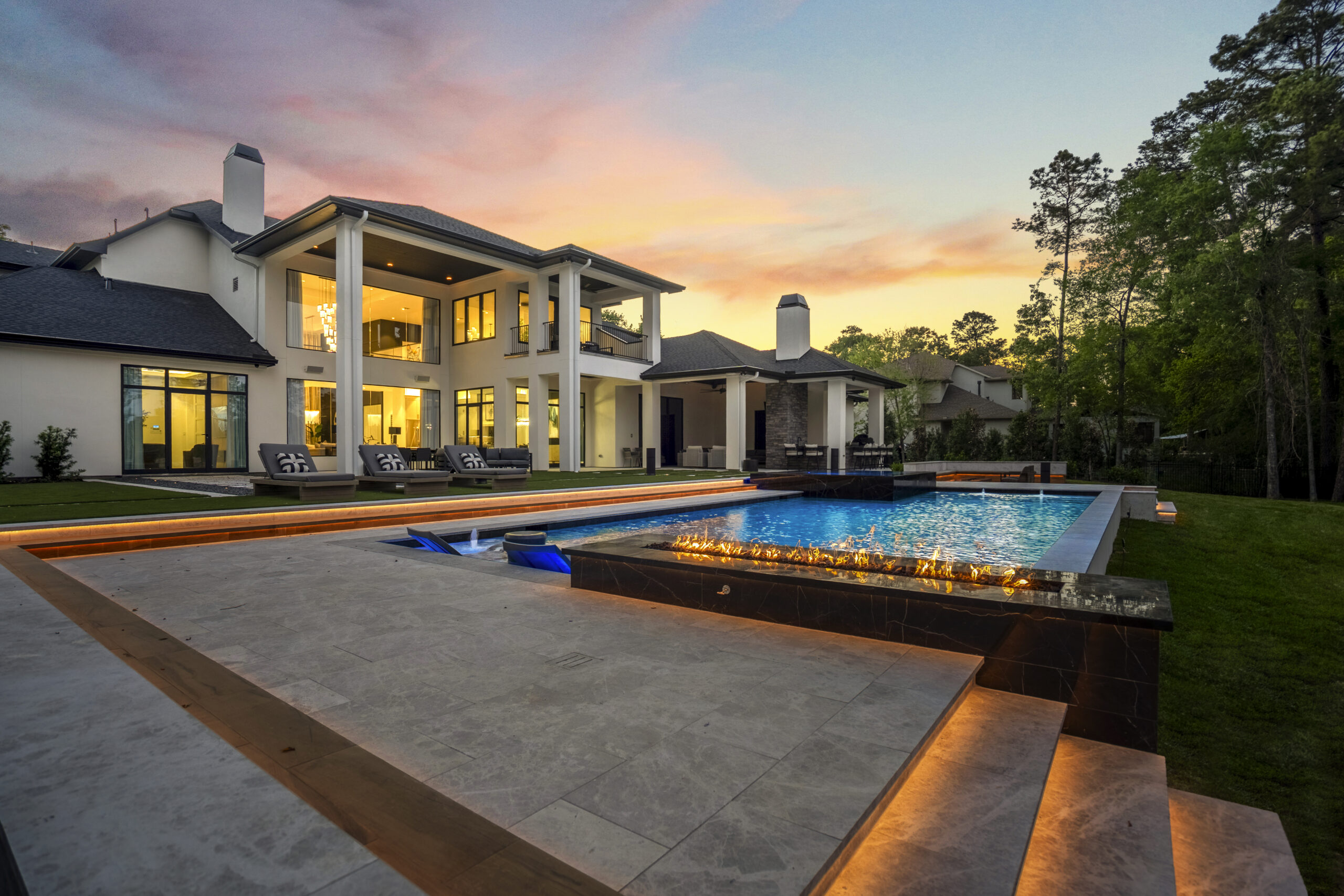 Luxury pool design North Houston — Acerage Properties | Lagniappe Pools 