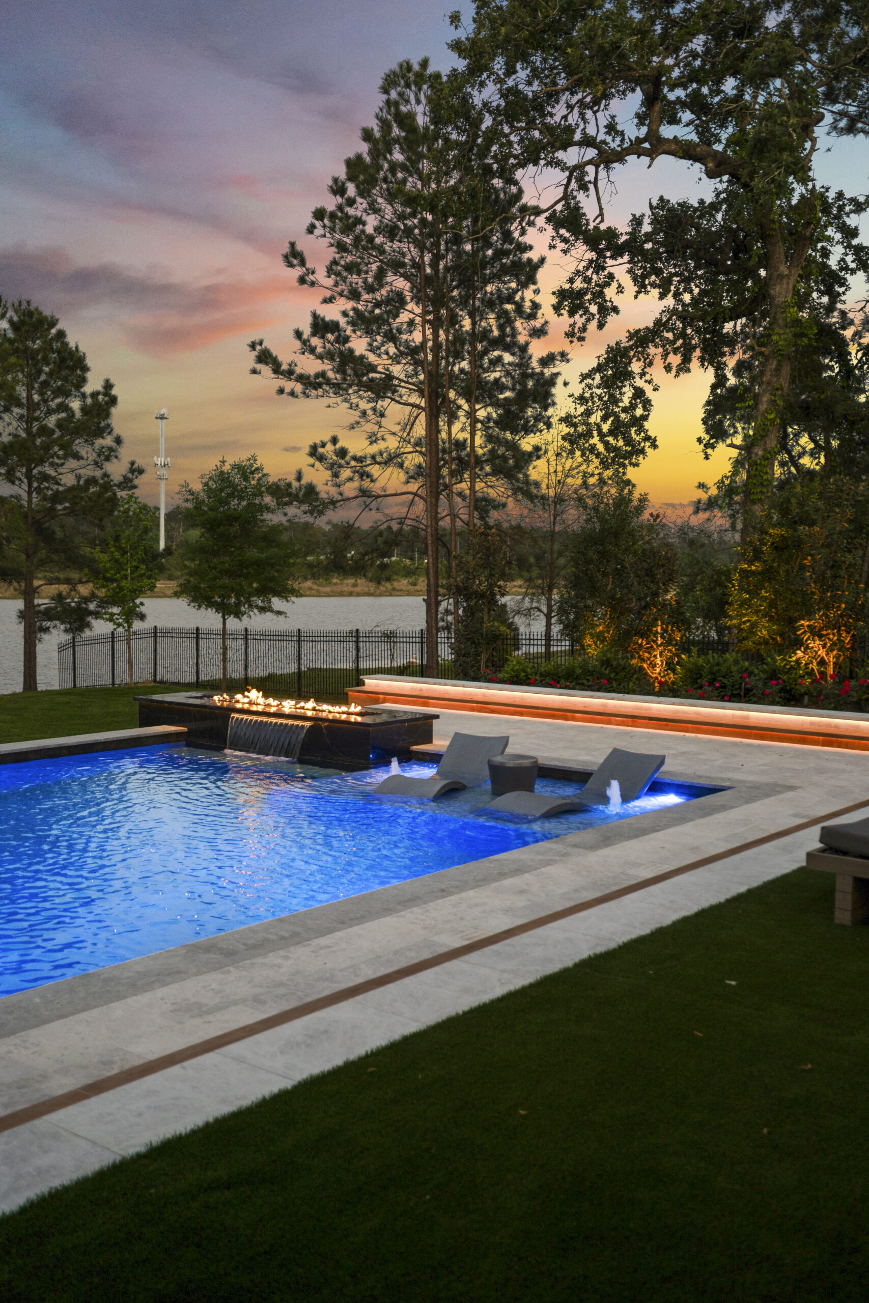 Custom pool and estate outdoor living — Lagniappe Pools | Benders Landing Estates